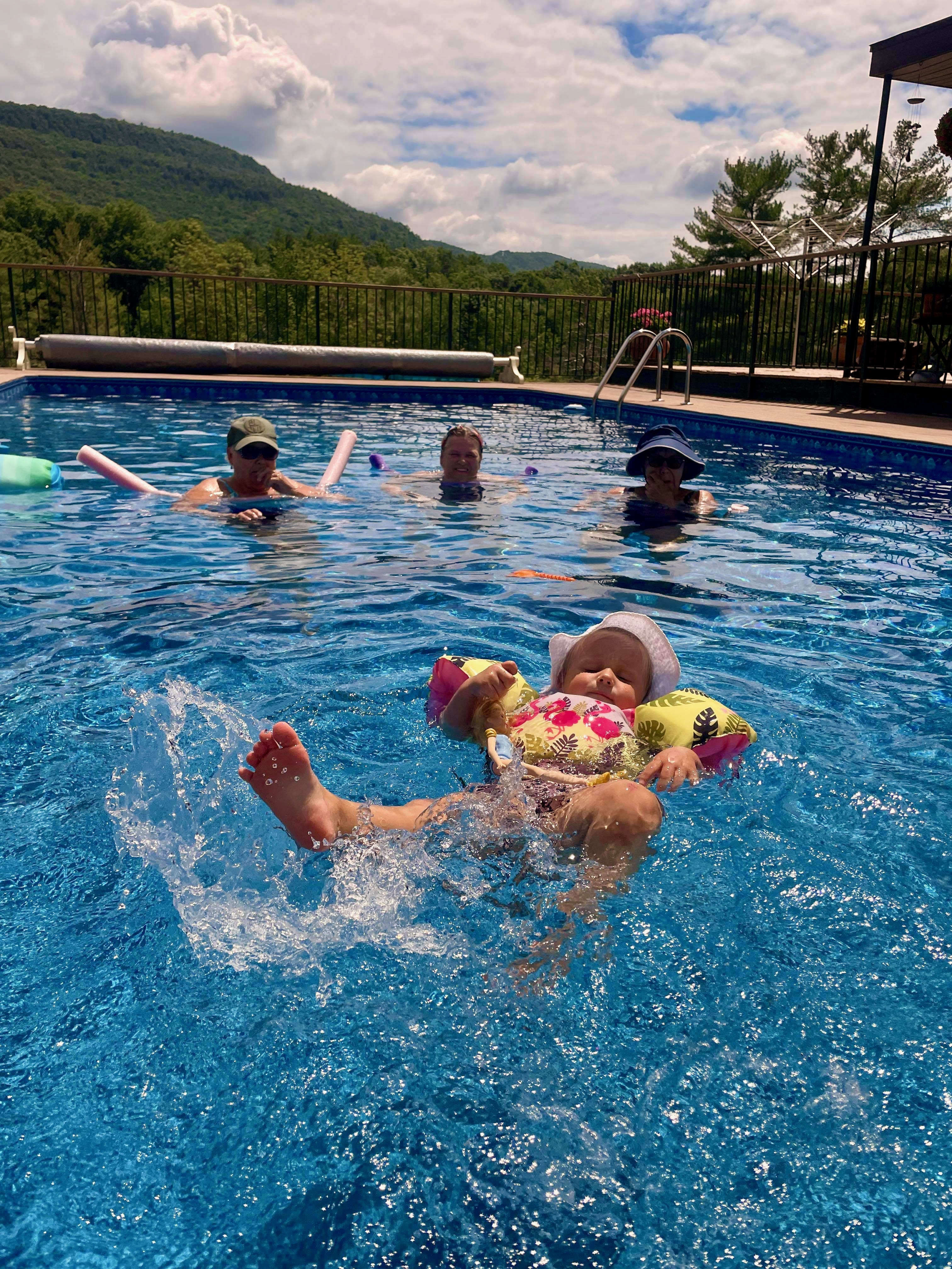 Swimming with Anika